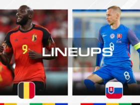 Belgium national football team vs Slovakia national football team lineups