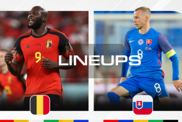 Belgium national football team vs Slovakia national football team lineups