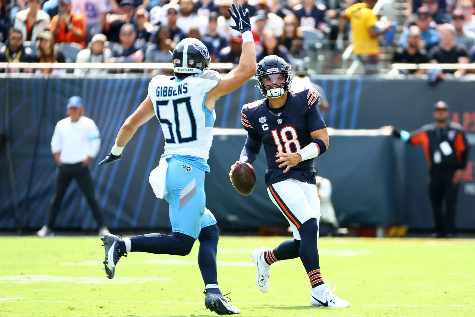 Tennessee Titans vs Chicago Bears Match Player Stats